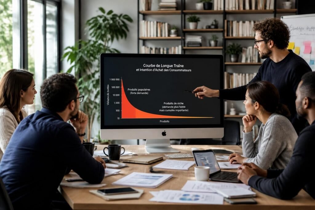 découvrez comment la stratégie de la longue traîne influence les comportements d'achat et optimise votre marketing en ciblant des niches spécifiques.
