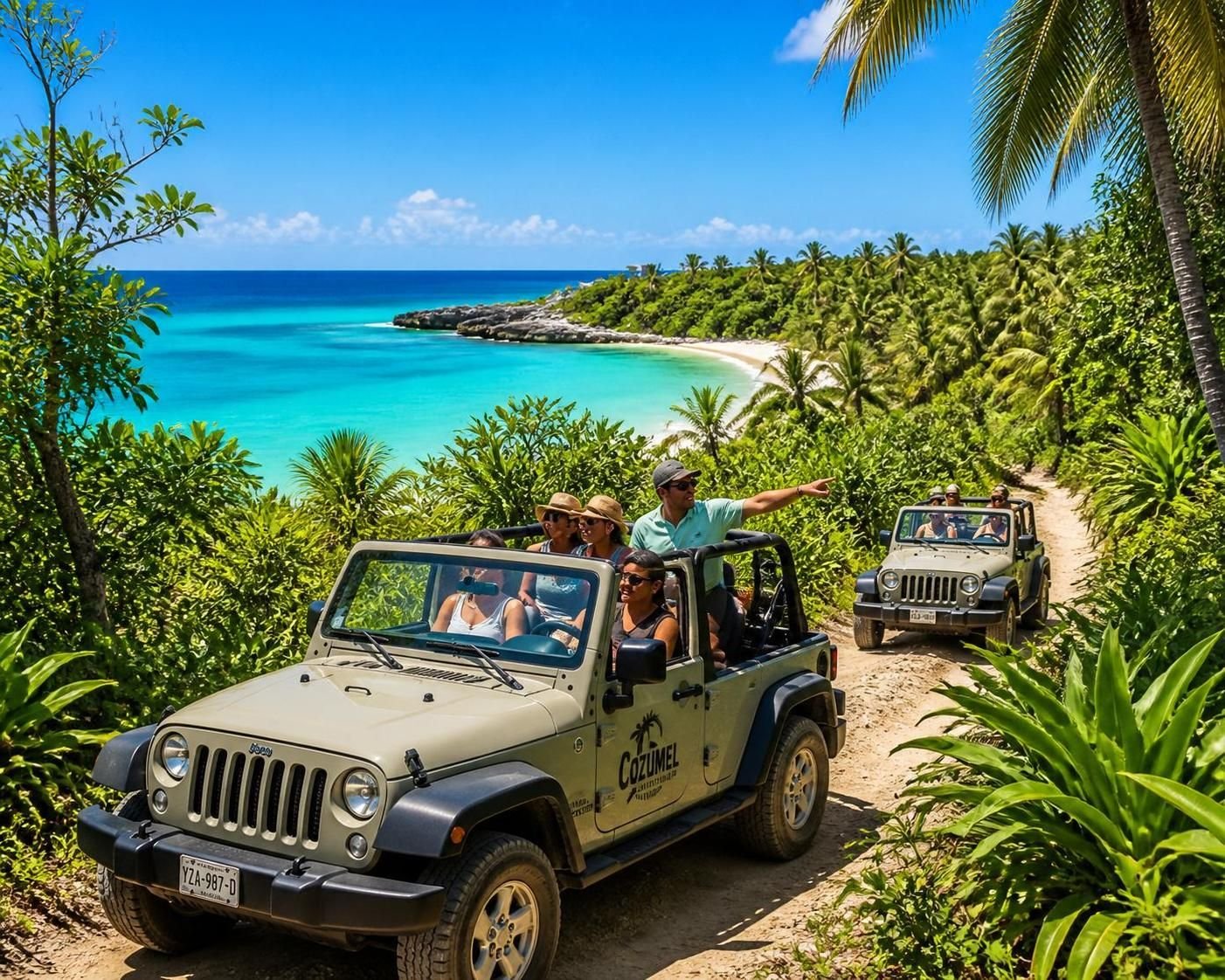 Discover unforgettable adventures on an excursion to the island of Cozumel, a true Mexican paradise ideal for diving, hiking and cultural discovery.