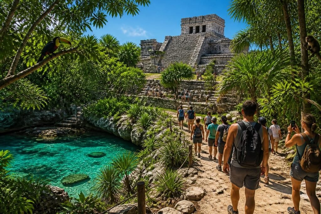 partez en excursion depuis tulum et explorez les merveilles naturelles et culturelles de la région en une journée inoubliable.
