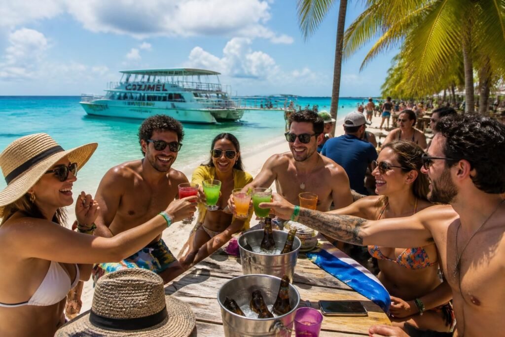 découvrez l'excursion open bar à cozumel et profitez d'une aventure inoubliable avec boissons à volonté dans un cadre paradisiaque.