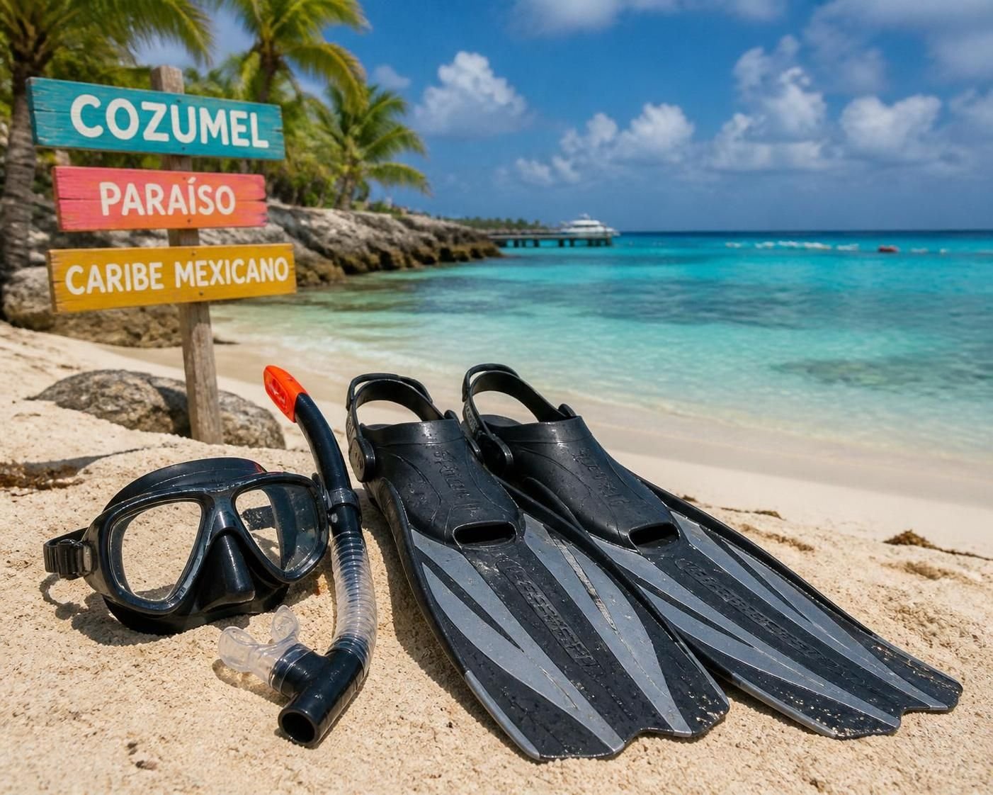Discover our included snorkeling equipment, designed to dive with confidence and fully enjoy your underwater adventures in complete safety.