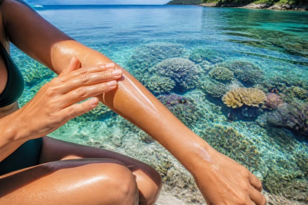 découvrez notre crème solaire biodégradable qui protège efficacement votre peau tout en respectant l'environnement et les récifs coralliens. optez pour une protection solaire responsable et durable.