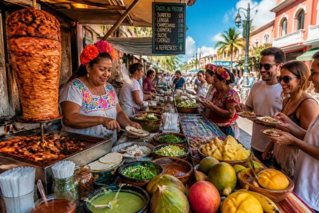explorez la street food de cozumel et savourez des plats authentiques tout en profitant des meilleurs bons plans gourmands de l'île. un voyage culinaire incontournable pour les amateurs de saveurs locales.