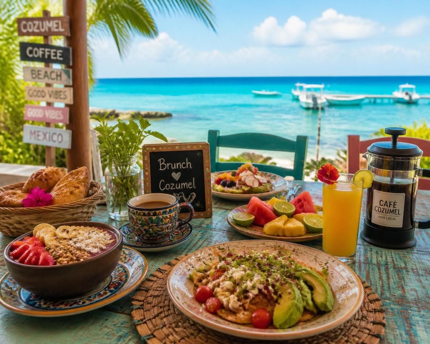 savourez un brunch inoubliable au cozumel, alliant saveurs exquises et une ambiance unique pour un moment convivial et délicieux.