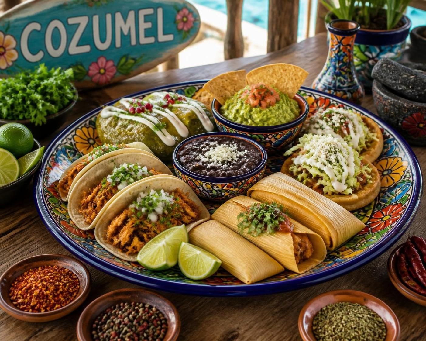 savourez les plats traditionnels mexicains à cozumel et plongez dans une expérience culinaire authentique pleine de couleurs et de saveurs inoubliables.