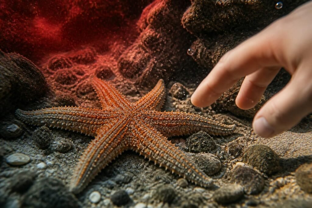 découvrez pourquoi il est interdit de toucher une étoile de mer et les dangers associés à cette pratique pour protéger à la fois l'animal et votre sécurité.