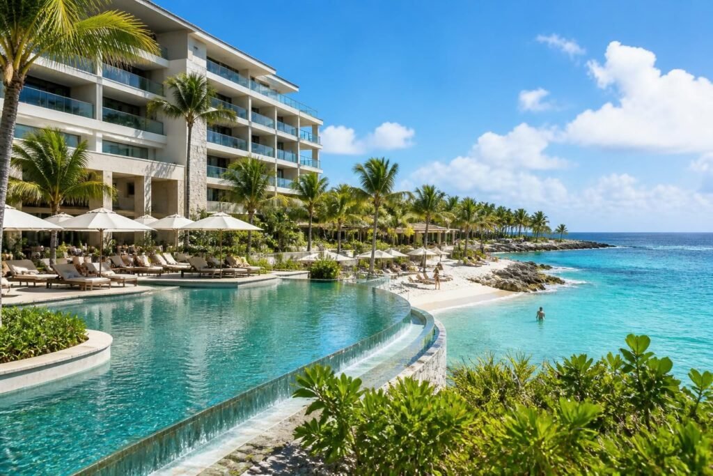 profitez d'un séjour inoubliable au bord de mer à cozumel dans notre hôtel idéal, alliant confort, détente et vues spectaculaires pour des vacances de rêve.