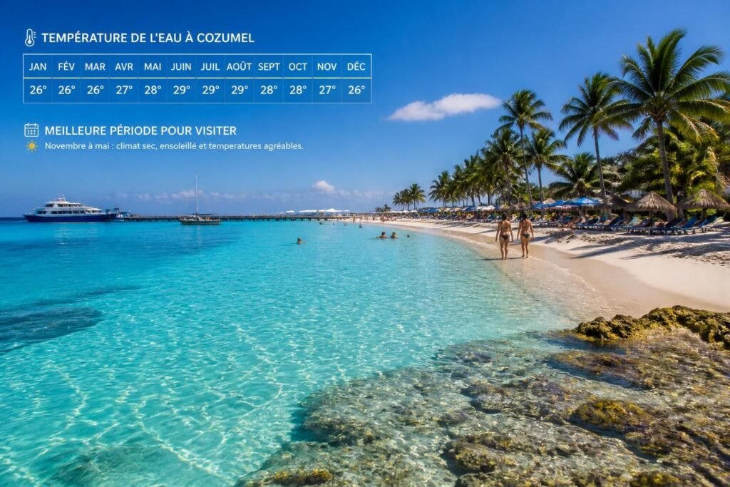 découvrez la température de l'eau à cozumel et choisissez la meilleure période pour profiter d'un climat idéal lors de votre séjour sur cette île paradisiaque.